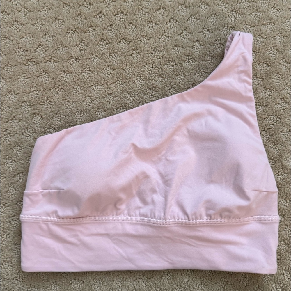 lululemon athletica Pink One-Shoulder Sports Bra